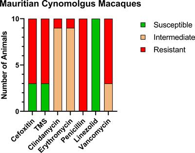 Identification of Vancomycin Resistance in Methicillin-resistant Staphylococcus aureus in two macaque species and decolonization and long-term prevention of recolonization in Cynomolgus Macaques (Macaca fascicularis)